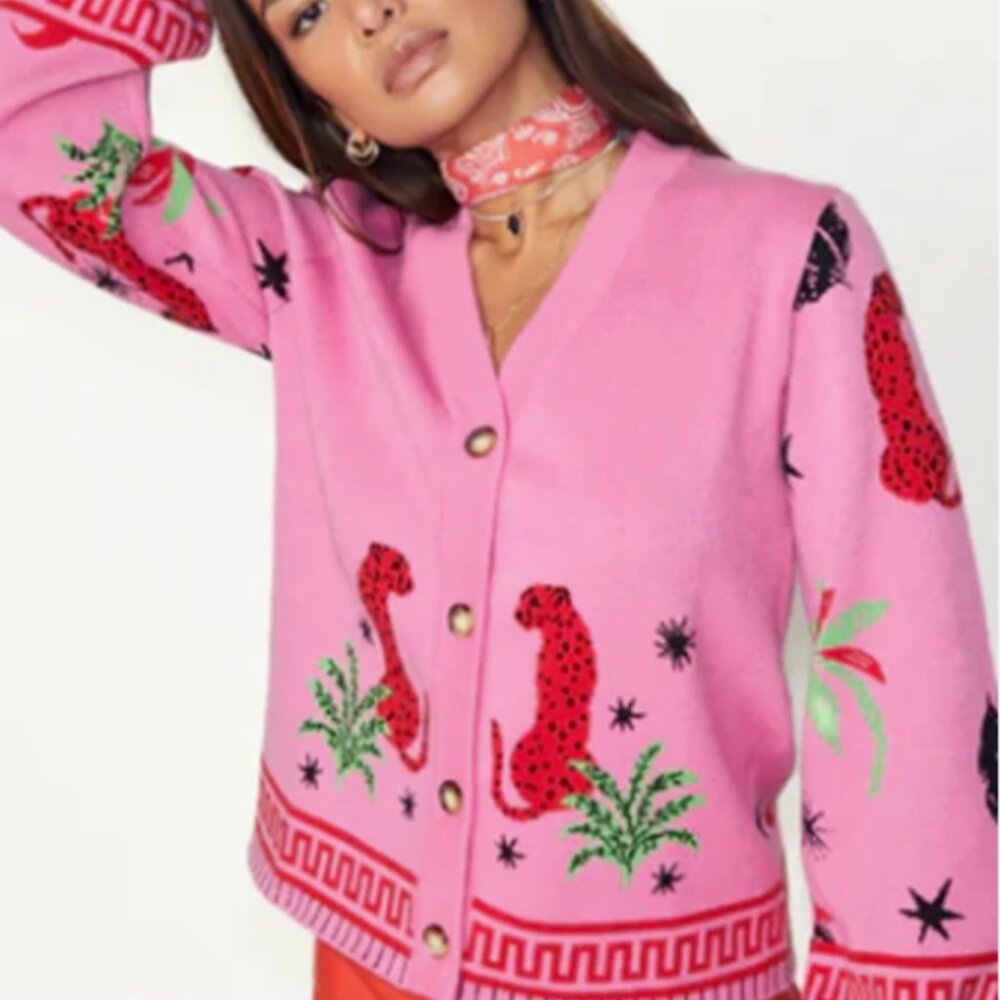 Never Fully Dressed - Pink Solstice Cardigan